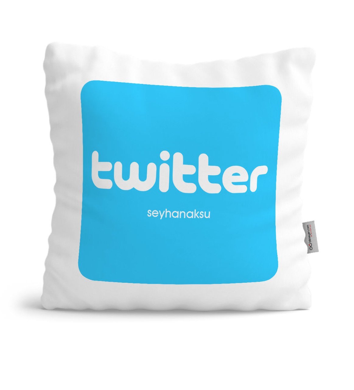 Kişiye Özel Twitter Saten Yastık - 1