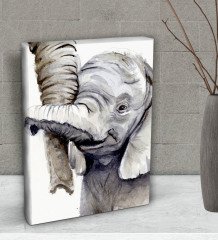 BK Gift Filler Tasarımlı Dekoratif Mini Kanvas Tablo 15x20cm-1