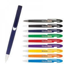 BK Gift Promosyon 448-R Plastik Tükenmez Kalem – UV Baskılı Logolu Promosyon Kalem