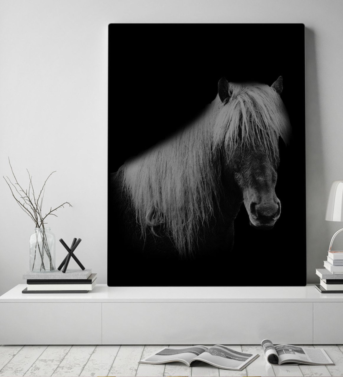 BK Home At Tasarımlı Kanvas Tablo 50x70cm-1