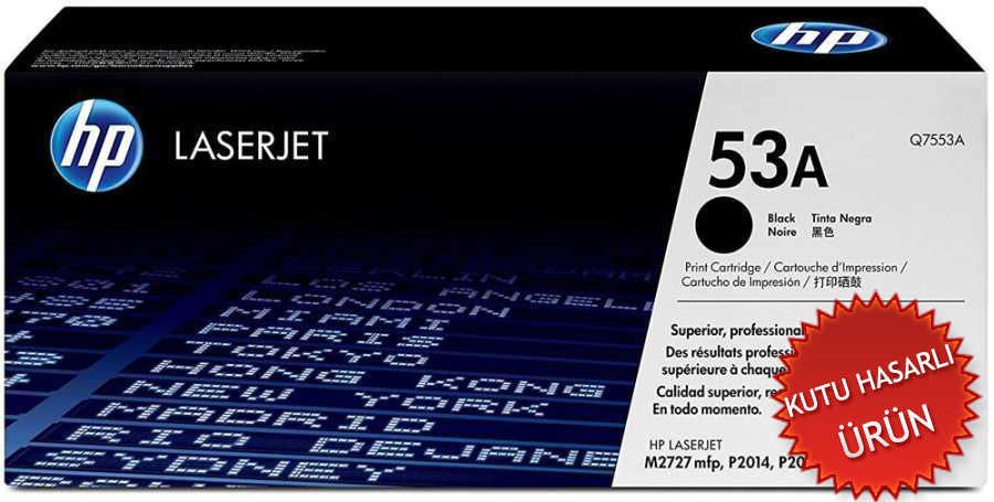 HP Q7553A (53A) Siyah Orjinal Toner - LaserJet P2014 (C) (T3785)