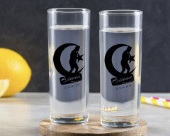 Kişiye Özel Renkli Baskılı Atatürk Temalı İkili Vodka Bardağı-32