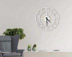 BK Home Dekoratif 45cm Ahşap Duvar Saati-65