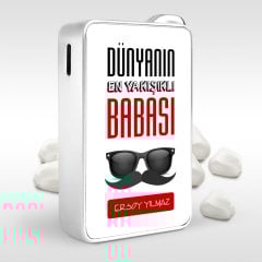Kişiye Özel Dünyanın En Yakışıklı Babası Tasarımlı Metal Çakmak - 1