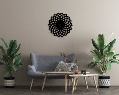 BK Home Dekoratif 45cm Ahşap Duvar Saati-71