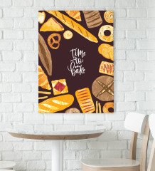BK Gift Cafe & Bar & Restaurant Konseptli Kanvas Tablo 70x100cm-57