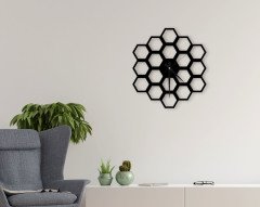 BK Home Dekoratif 45cm Ahşap Duvar Saati-73