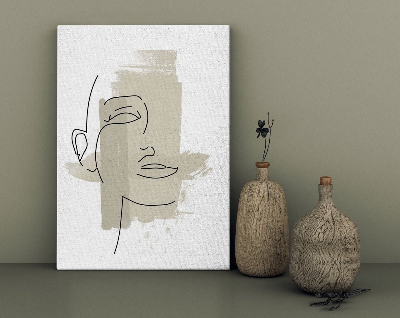 BK Home Blissful Dreaming Tasarımlı Kanvas Tablo 30x50cm-1