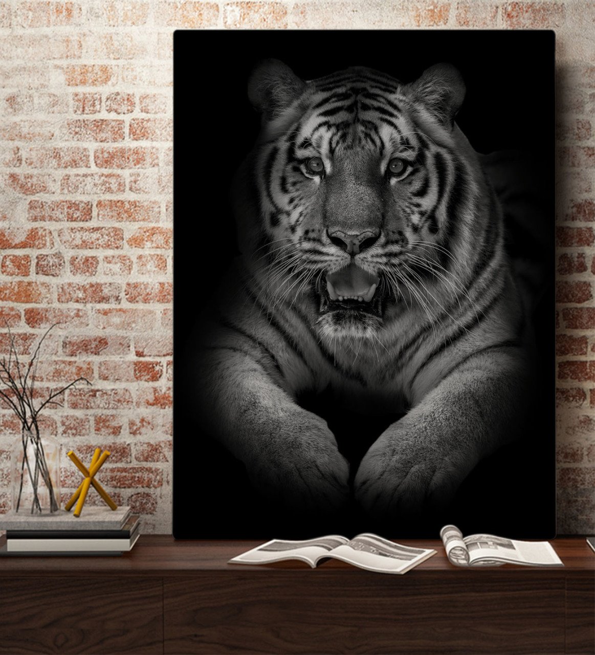 BK Home Kaplan Tasarımlı Kanvas Tablo 70x100cm-2