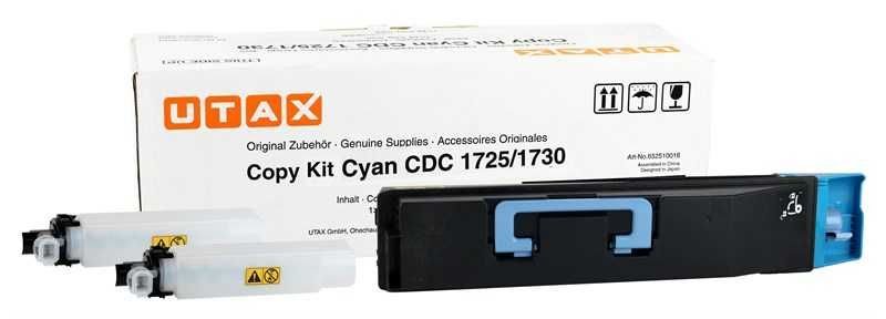 Utax CDC1725, CDC1730 Mavi Orjinal Fotokopi Toneri  (T11410)