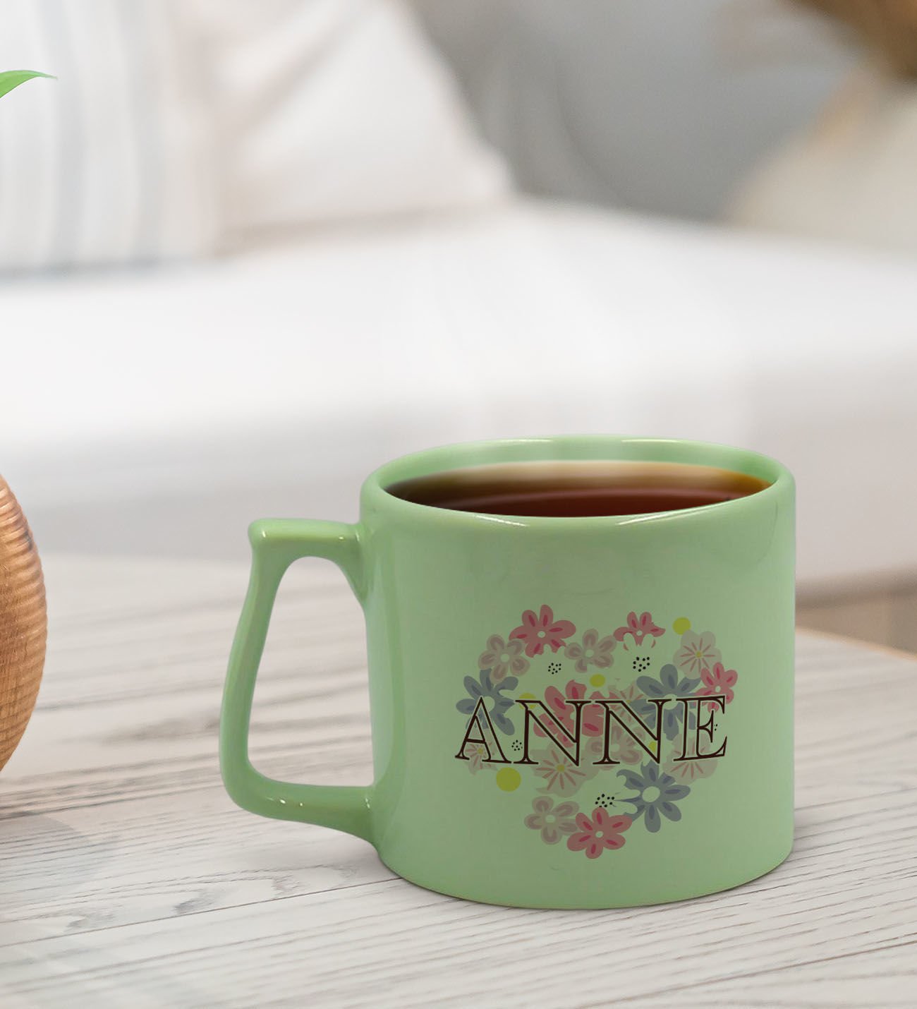 BK Gift Anneler Günü Tasarımlı Pastel Su Yeşili Middle Kupa Bardak, Anneye Hediye, Ev Hediyesi, Anneler Günü Hediyesi, Ofis Hediyesi-3
