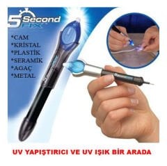 5 Second Fix Kristal Cam Yapıştırıcı ve UV Işık