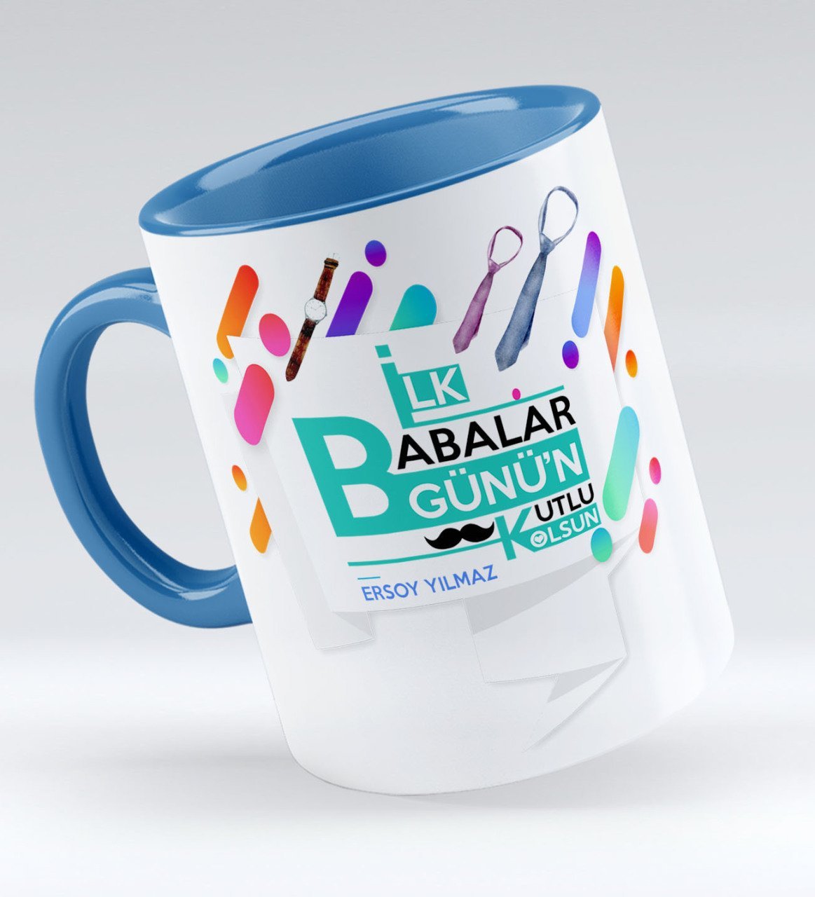 Babalar Gününe Özel İlk Babalar Günün Kutlu Olsun Kupa Bardak - 6