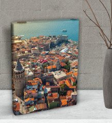 BK Gift İstanbul Tasarımlı Dekoratif Mini Kanvas Tablo 15x20cm-7