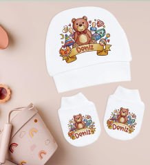 BK Kids Kişiye Özel Hastane Çıkışı, Bebek Kıyafeti, Yeni Doğan Bebek Hediyesi, 6 Parça Beyaz Bebek Elbise Giyim Seti-22