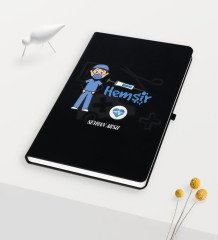 Kişiye Özel Hemşir Temalı Siyah Defter - 1