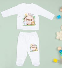 BK Kids Kişiye Özel Hastane Çıkışı, Bebek Kıyafeti, Yeni Doğan Bebek Hediyesi, 6 Parça Beyaz Bebek Elbise Giyim Seti-23
