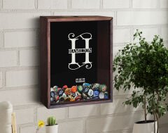 BK Gift Kişiye Özel İsimli Tarihli Bira Kapağı Koleksiyonu Ahşap Kumbara-2, Sevgiliye Hediye, Ev Hediyesi, Arkadaşa Hediye