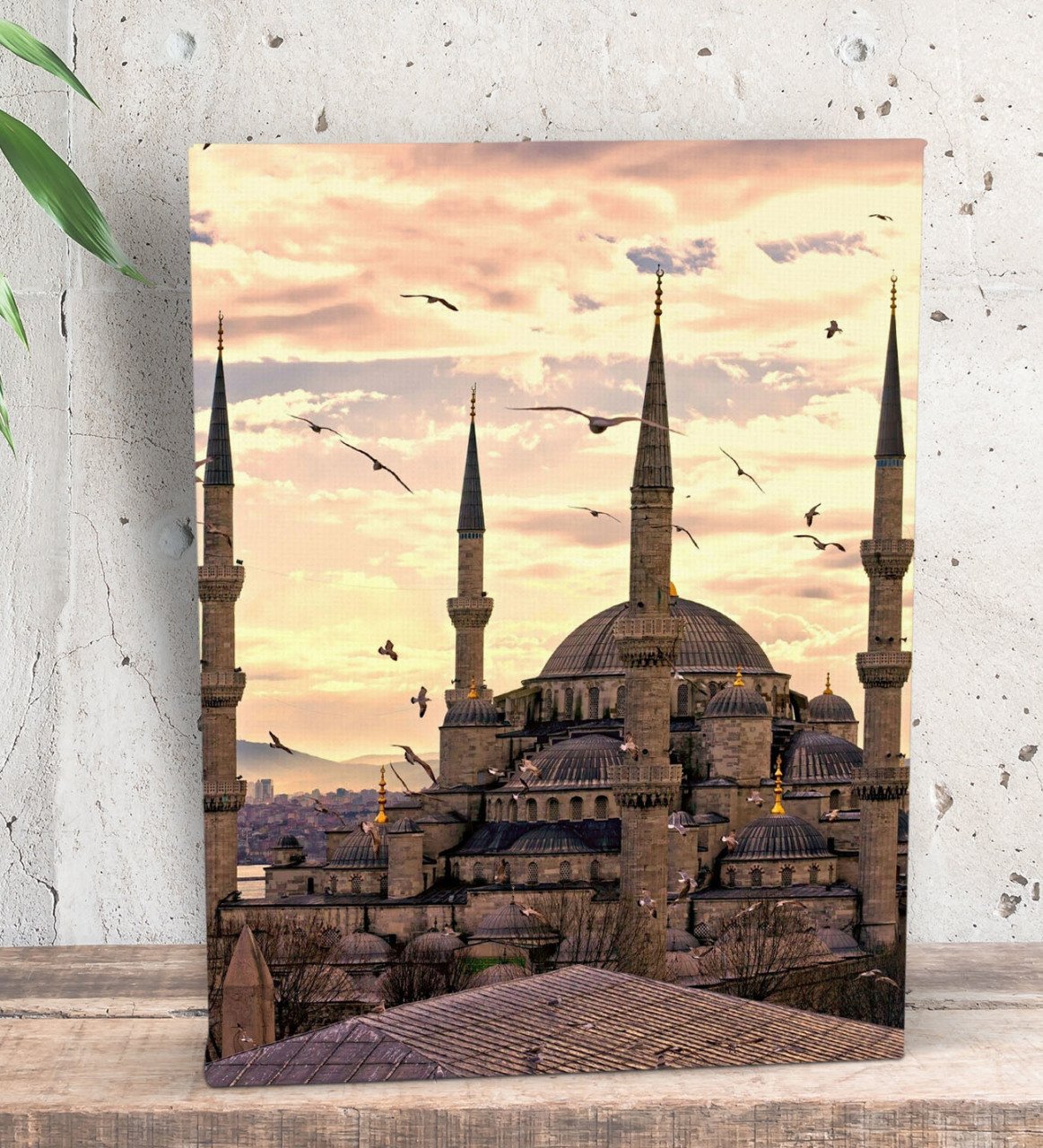 BK Gift İstanbul Tasarımlı Dekoratif Mini Kanvas Tablo 15x20cm-10