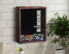 BK Gift Kişiye Özel İsimli Tarihli Bira Kapağı Koleksiyonu Ahşap Kumbara-3, Sevgiliye Hediye, Ev Hediyesi, Arkadaşa Hediye