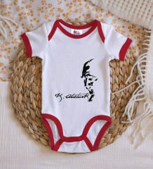 BK Kids Atatürk Temalı Kırmızı Bebek Body Zıbın-21