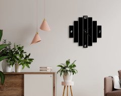 BK Home Dekoratif 45cm Ahşap Duvar Saati-83