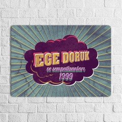 Kişiye Özel Retro Ahşap Duvar Levhası (Duvar Yazılı) 2