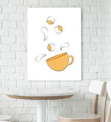 BK Gift Cafe & Bar & Restaurant Konseptli Kanvas Tablo 70x100cm-61