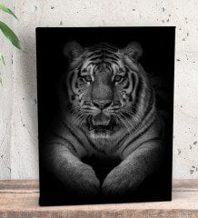 BK Gift Kaplan Tasarımlı Dekoratif Mini Kanvas Tablo 15x20cm-2