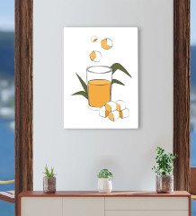 BK Gift Cafe & Bar & Restaurant Konseptli Kanvas Tablo 30x50cm-62