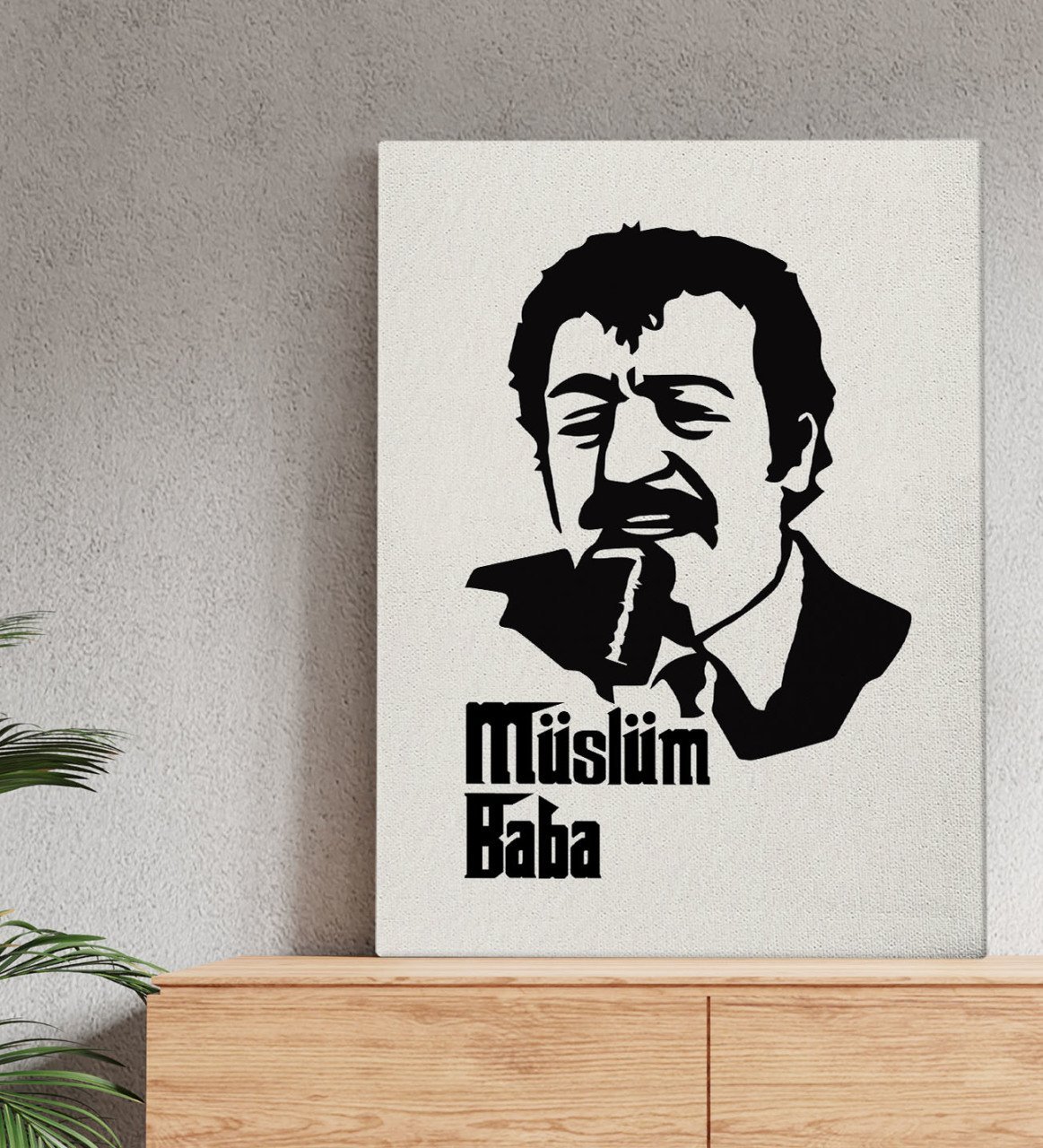 BK Home Müslüm Baba Tasarımlı Kanvas Tablo 50x70cm-5