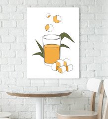 BK Gift Cafe & Bar & Restaurant Konseptli Kanvas Tablo 70x100cm-62