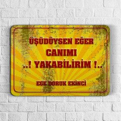 Kişiye Özel Retro Sokak Tabelası Tasarımlı Ahşap Duvar Levhası (Duvar Yazılı) 4