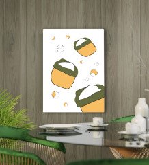 BK Gift Cafe & Bar & Restaurant Konseptli Kanvas Tablo 50x70cm-64