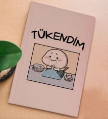 BK Gift Pudra Pembesi Sert Kapaklı Defter ve Middle Kupa Seti, Arkadaşa Hediye, Yeni İş Hediyesi, Doğum Günü Hediyesi-8