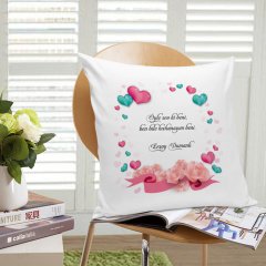 Kişiye Özel Sevgi Sözcüklü Beyaz Yastık Kılıfı - 5