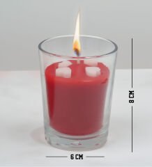 BK Gift Sevgililere Özel İsimli Kırmızı Defter ve Cam Bardakta Kalp Figürlü Kokulu Mum Hediye Seti-6, Sevgiliye Hediye, Sevgililer Günü