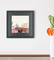 BK Gift Kaplan Tasarımlı Ahşap Çerçeveli Taş Duvar Dekoru-1