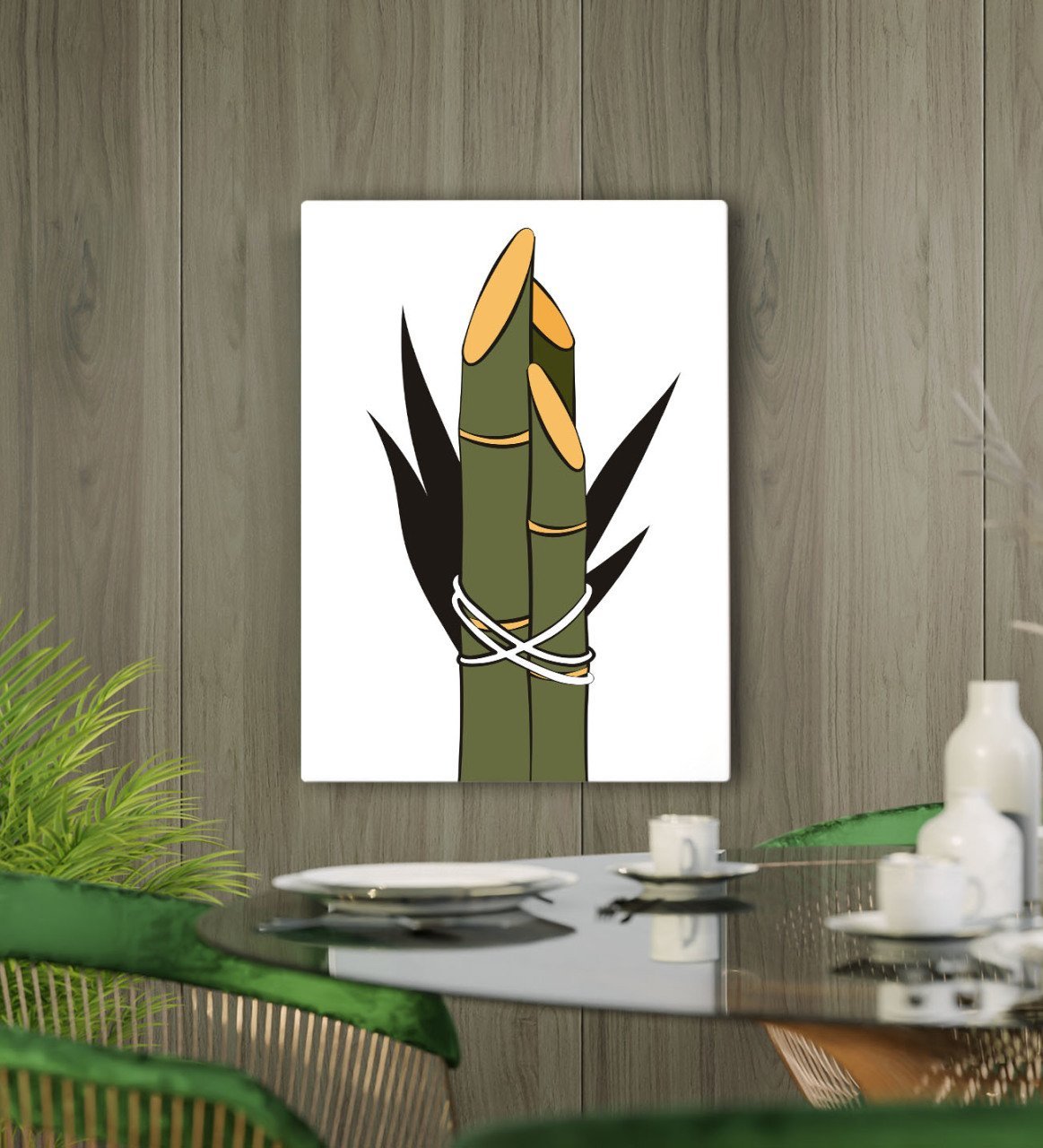 BK Gift Cafe & Bar & Restaurant Konseptli Kanvas Tablo 50x70cm-65