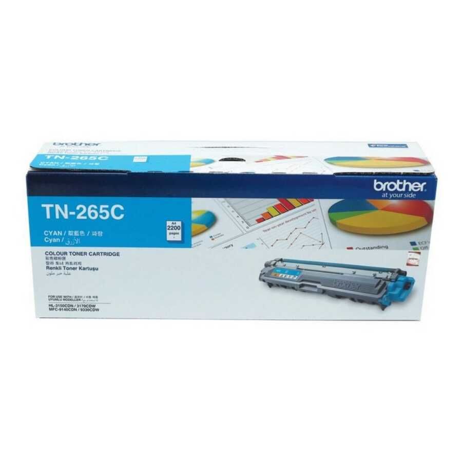Brother TN-265C Mavi Orjinal Toner Yüksek Kapasiteli - DCP-9020 (T15198)