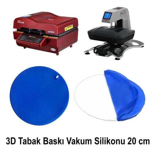 3D Tabak Baskı Vakum Silikonu 20 cm