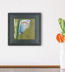 BK Gift Kelebek Tasarımlı Ahşap Çerçeveli Taş Duvar Dekoru-4