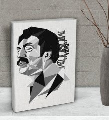 BK Gift Müslüm Baba Tasarımlı Dekoratif Mini Kanvas Tablo 15x20cm-4