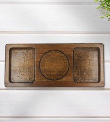 Kişiye Özel İsimli Viski Bardağı & Musluklu Doğal Ahşap İçki Standı & Masif Ahşap Dikdörtgen Sunum Tabağı Çerezlik Hediye Seti-33