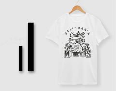 BK Gift Motorsiklet Tasarımlı Erkek Beyaz T-shirt -1, Arkadaşa Hediye, Doğum Günü Hediyesi, Sevgili Hediyesi