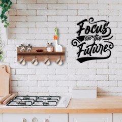 BK Home Doğal Ahşap Raflı Dekoratif Fincan Askılığı ve Duvar Süsü-7