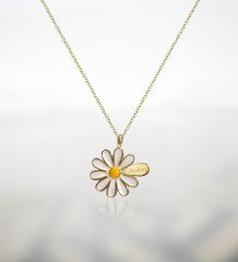 BK Gift Kişiye Özel Öğretmenler Günü Türk Kahvesi Fincanı ve İsimli Papatya Kolye Hediye Seti- 16, Öğretmene Hediye, Öğretmenler Günü