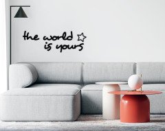 BK Home The World Is Yours Duvar Yazısı-1