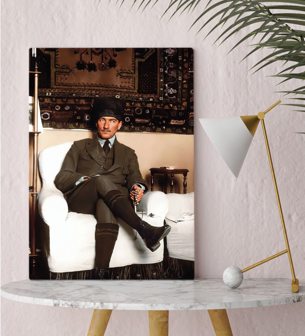 BK Gift Atatürk Temalı Kanvas Tablo 30x50cm-42