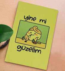 BK Gift Sarı Sert Kapaklı Defter ve Middle Kupa Seti, Arkadaşa Hediye, Yeni İş Hediyesi, Doğum Günü Hediyesi-6